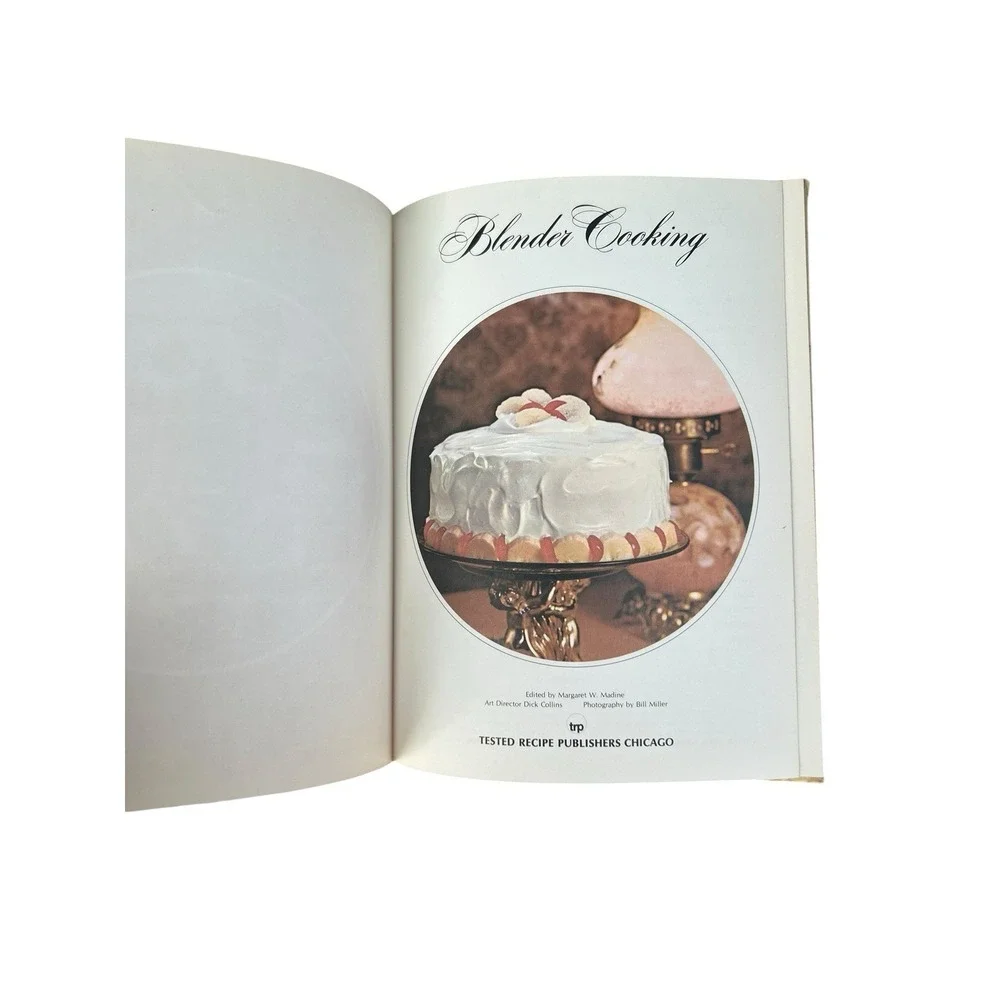 Blender Cookbook Vintage 1968‎ First Edition Hardcover Retro Kitchen Cooking